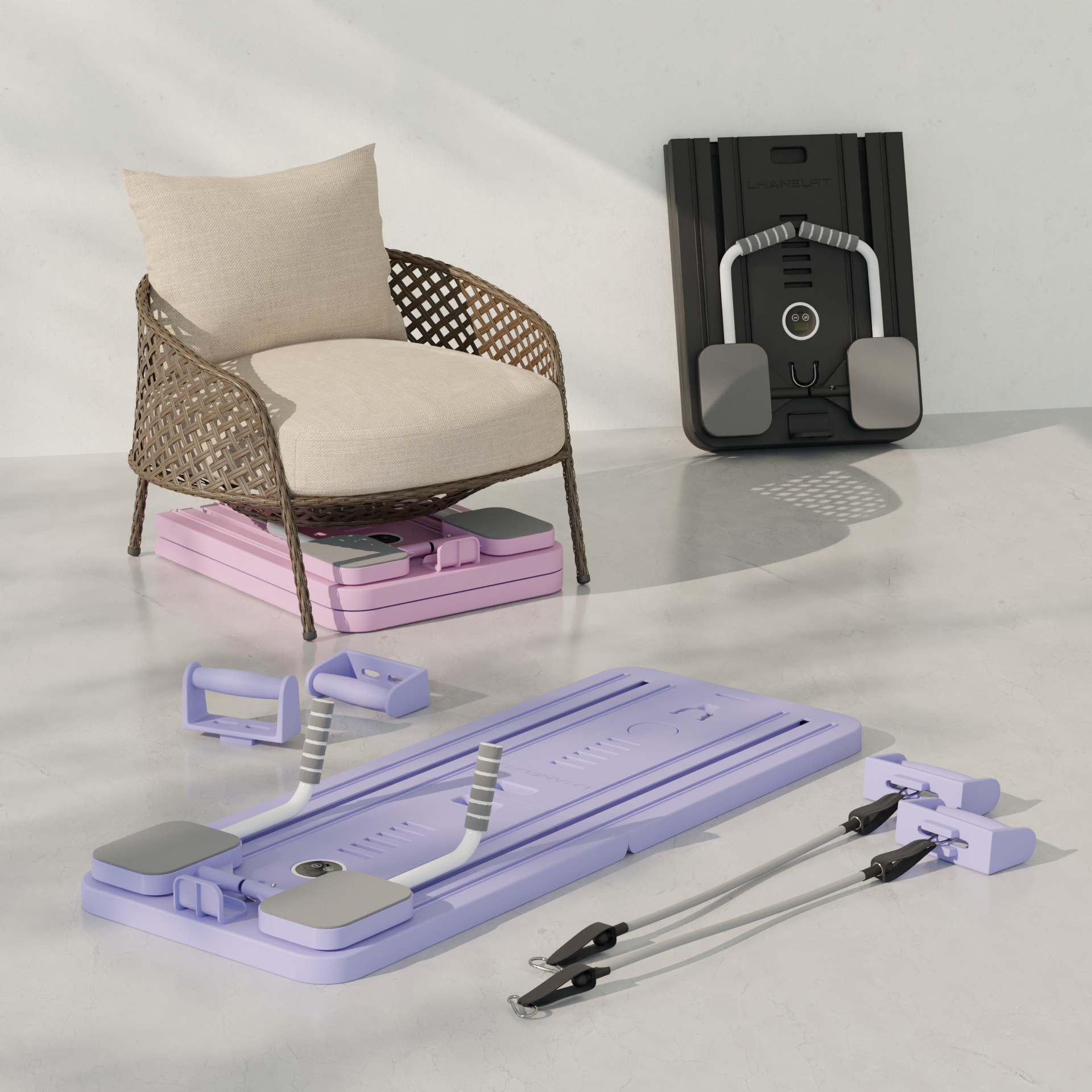 FlexiTech Pilates Reformer Set